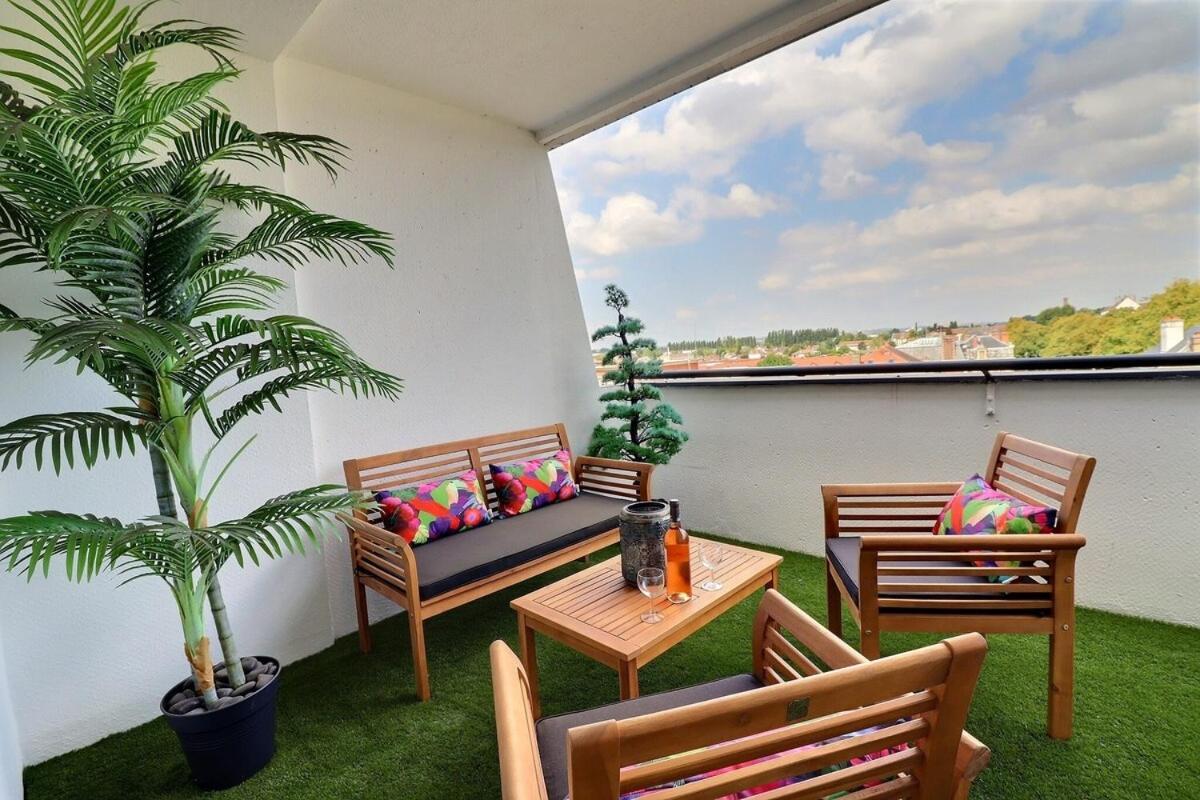 Nid D'Aigle - Terrasse - Vue Ville - Mon Groom Troyes Exteriör bild
